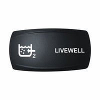 Technoexpress LIVEWELL 2 rocker switch labeled LIVEWELL with white tank icon