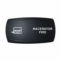 Technoexpress Shop MACERATOR FWD black rocker switch cap with macerator pump icon