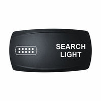 Technoexpress Shop black rocker switch cover labeled SEARCH LIGHT with LED icon