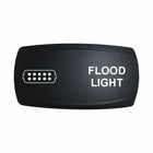 Technoexpress Shop flood light rocker switch cover labeled "FLOOD LIGHT" with connector icon