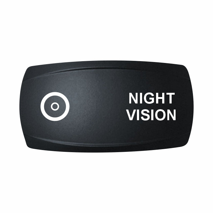 Technoexpress Shop black rocker switch cap labeled NIGHT VISION with white icon