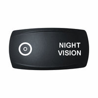 Technoexpress Shop black rocker switch cap labeled NIGHT VISION with white icon