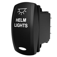 Carling Technologies rocker switch labeled HELM LIGHTS with light icon