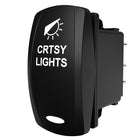 Carling Technologies rocker switch labeled CRTSY LIGHTS with courtesy light icon