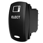 Carling Technologies rocker switch labeled ELECT with small electronics display icon