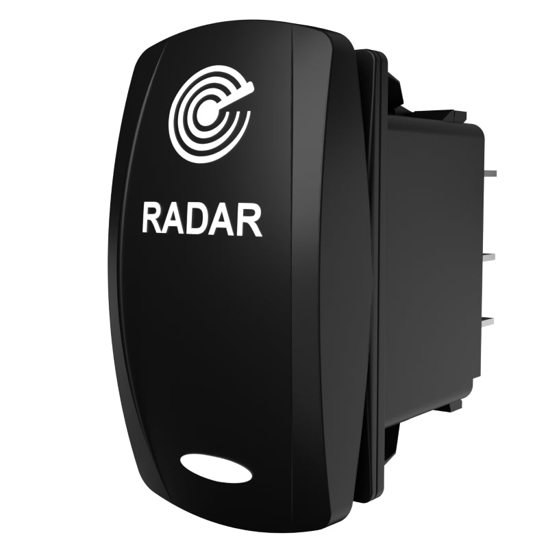 Carling Technologies RADAR rocker switch actuator with radar icon and white label