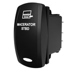 Carling Technologies MACERATOR STBD rocker switch actuator with white labeled button