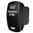 Carling Technologies FISHBOX STBD marine rocker switch with fishbox icon