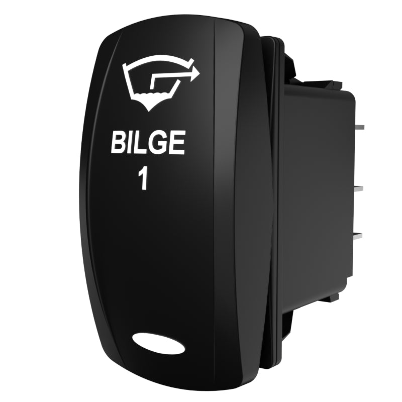 Carling Technologies BILGE 1 rocker switch with bilge icon and oval indicator light