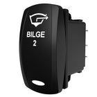 Carling Technologies BILGE 2 rocker switch actuator with bilge pump icon and indicator