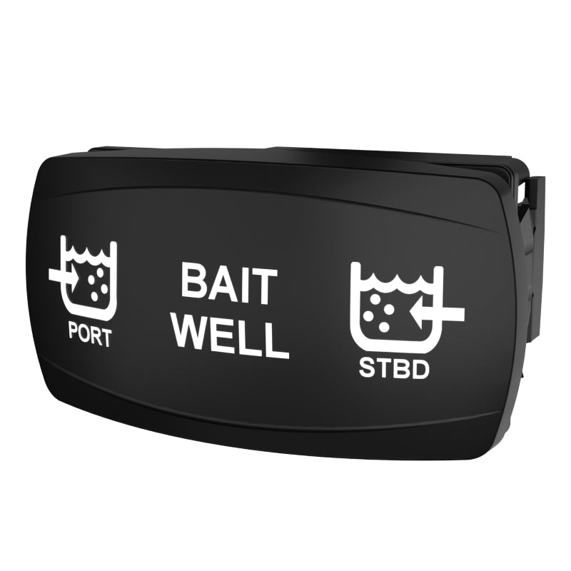 Carling Technologies BAIT WELL rocker switch labeled PORT and STBD