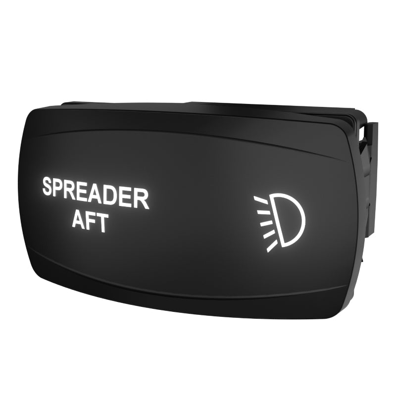 Carling Technologies SPREADER AFT illuminated rocker switch with headlight icon