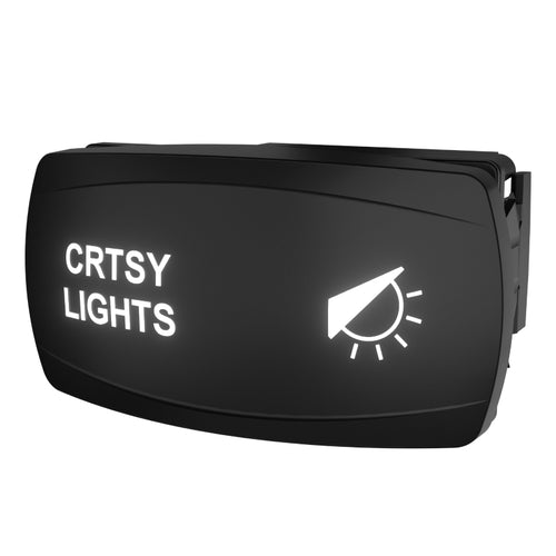 Carling Technologies CRTSY LIGHTS illuminated rocker switch actuator with courtesy light icon