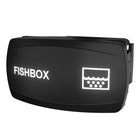 Carling Technologies illuminated FISHBOX rocker switch with water-and-pellet icon