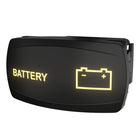 Carling Technologies illuminated BATTERY rocker switch, angled front view showing label and battery icon