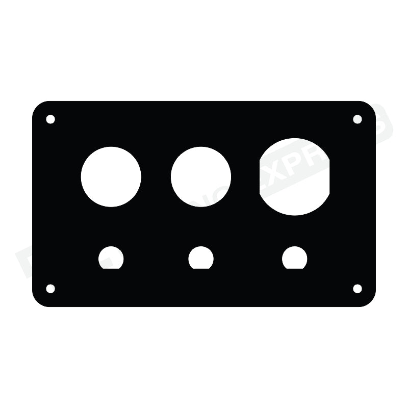 Push Button Switch 22mm w/ Breaker Blank Panel & USB Blank Panel
