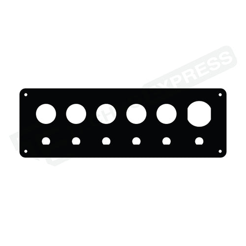 Push Button Switch 22mm w/ Breaker Blank Panel & USB Blank Panel