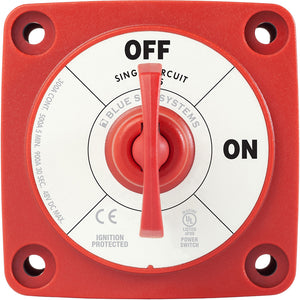 Blue Sea 6005 mSeries Mini Battery Switch Single Circuit ONOFF 6005