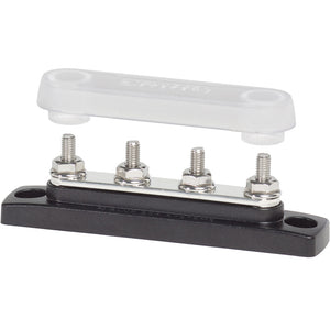 Blue Sea 2315 MiniBus 100 Ampere Common BusBar 4 x 1032 Stud Terminal with Cover 2315