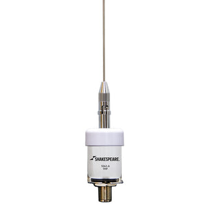 Shakespeare VHF 36in 5242A SS Whip Low Profile EndFed Antenna  No Cable 5242A