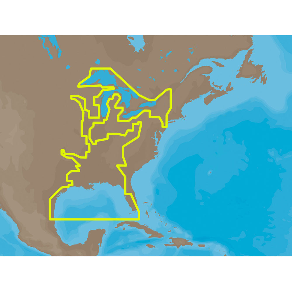 CMAP MAX NAM023  US Gulf Coast  Inland Rivers  SD Card NAM023SDCARD