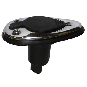 Perko Threaded Collar Pole Light Mounting Base  2 Pin  Chrome Plated 1048P00DP