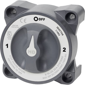 Blue Sea 11003 HDSeries Battery Switch wAlternator Field Disconnect  3Position 11003