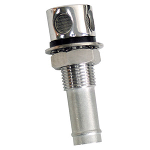 Whitecap Fuel Vent  Round Head Straight Shaft 58 Hose 6004C
