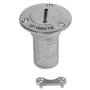 Whitecap Hose Deck Fill  112 Hose Waste 6126C