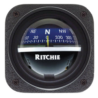 Ritchie V537B Explorer Compass  Bulkhead Mount  Blue Dial V537B