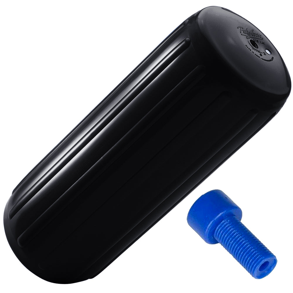 Polyform HTM3 Fender 105 x 27  Black wAdapter HTM3 BLACK WAIR ADAPTER