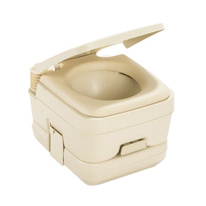 Dometic 964 MSD Portable Toilet wMounting Brackets  25 Gallon  Parchment 311196402