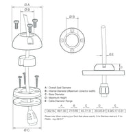 Scanstrut DS21AP Vertical Cable Seal DS21AP