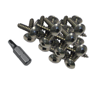 Dock Edge Stainless Steel Profile Fasteners 100 PCS 1 1006F