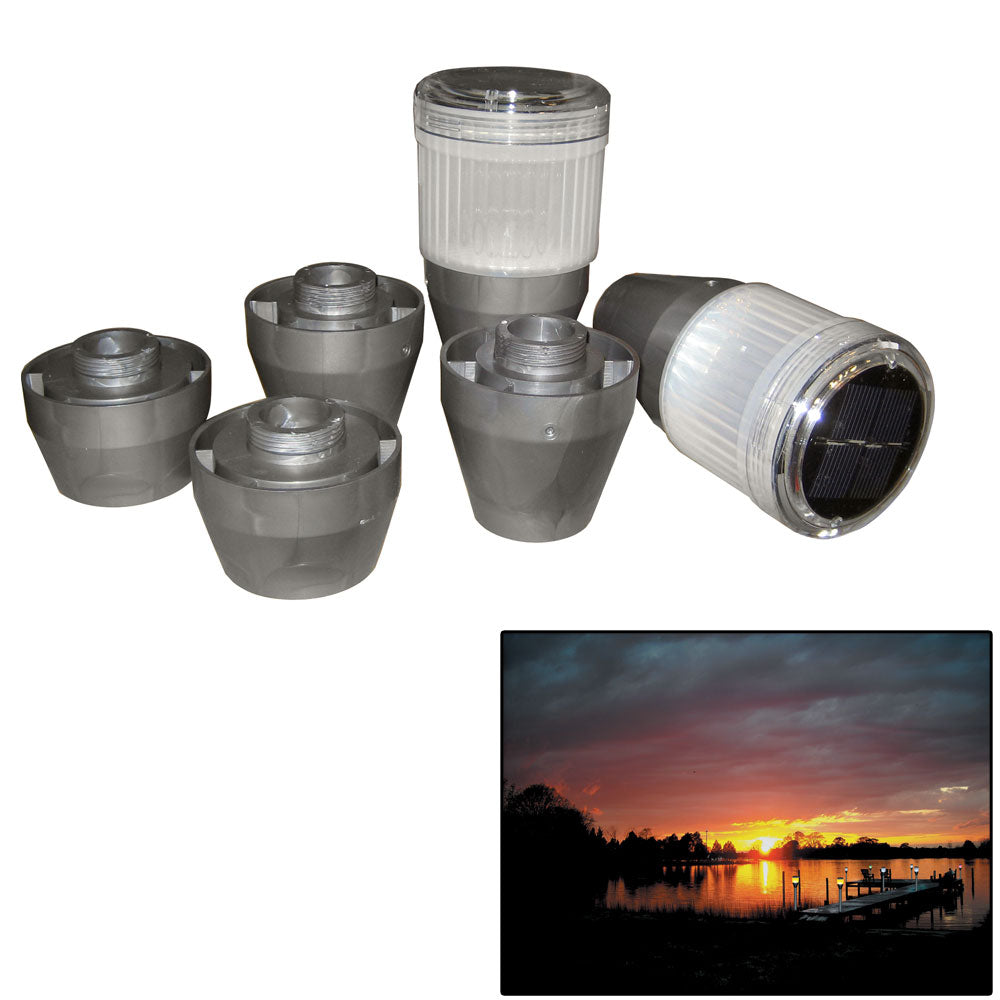 Dock Edge Postlite Solar LED Post Light 2pk 96258F