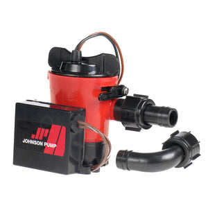 Johnson Pump 500 GPH Auto Bilge Pump 34 Hose 12V Dura Port 0750300