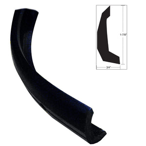 TACO SemiRigid Rub Rail Kit  Black wNo Insert  30 V114135BKA303