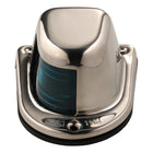 Attwood 1Mile Deck Mount Green Sidelight  12V  Stainless Steel Housing 66319G7
