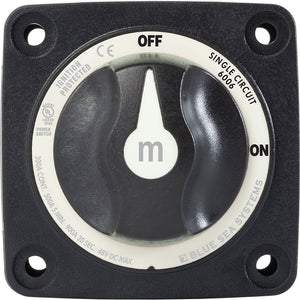 Blue Sea 6007200 Battery Switch Mini  4 Position  Black 6007200