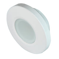 Lumitec Orbit  Flush Mount Down Light  White Finish  2Color BlueWhite Dimming 112521