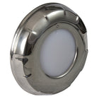 Lumitec Aurora  LED Dome Light  Polished SS Finish  2Color WhiteBlue Dimming 101138