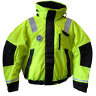 First Watch AB1100 Flotation Bomber Jacket  HiVis YellowBlack  Medium AB1100HVM