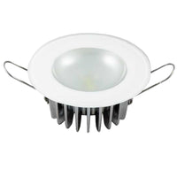Lumitec Mirage  Flush Mount Down Light  Glass FinishNo Bezel  4Color RedBluePurple Non Dimming wWhite Dimming 113190