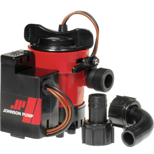 Johnson Pump Cartridge Combo 1000GPH Auto Bilge Pump wSwitch  12V 0590300