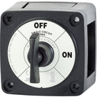 Blue Sea 6005200 Battery Switch Single Circuit ONOFF  Black 6005200