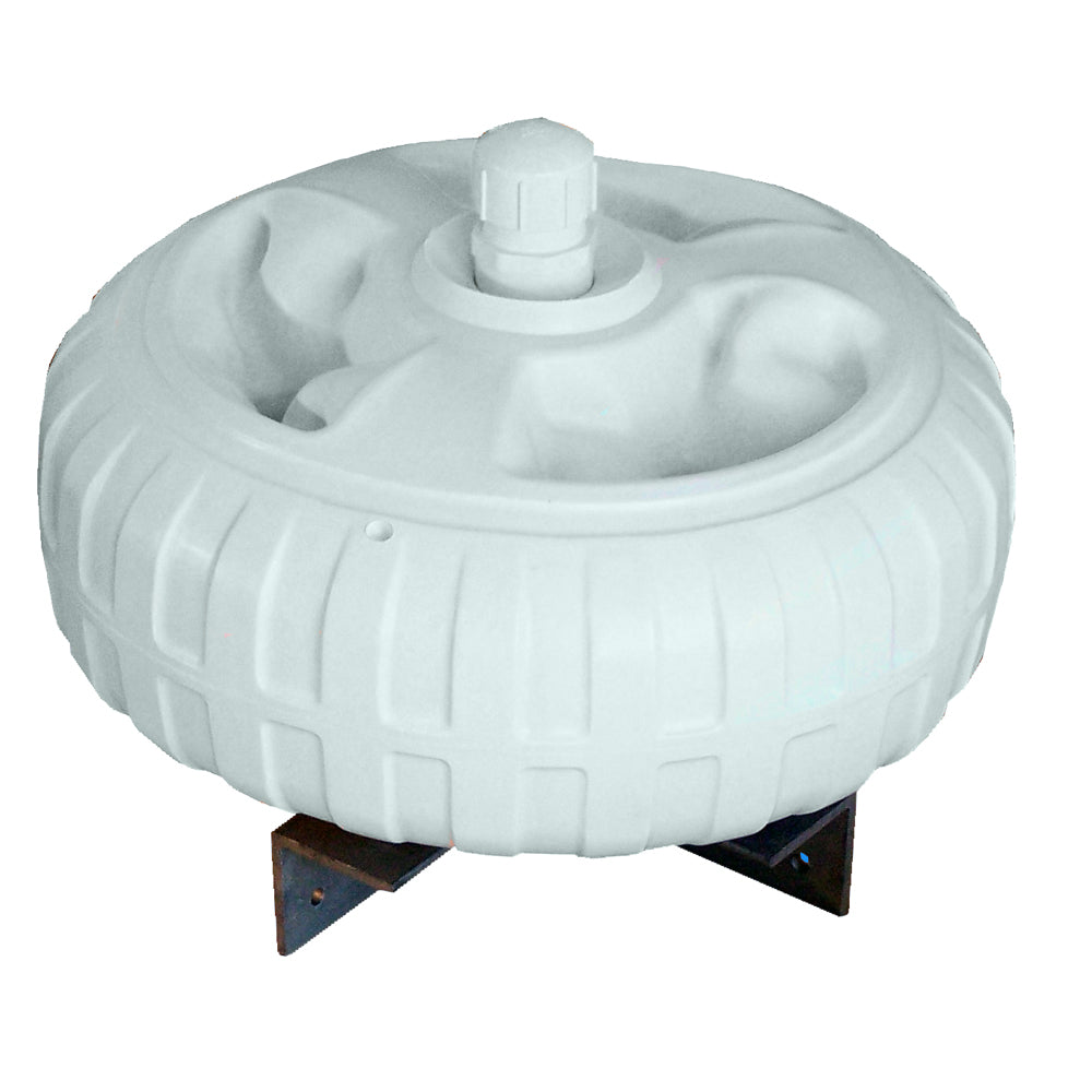 Dock Edge Inflatable Dock Wheel  18  White 95077F