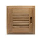 Whitecap Teak Louvered Door  Frame  Right Hand  12 x 12 60720