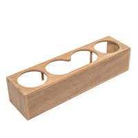 Whitecap Teak Four Insulated DrinkBinocular Rack 62634