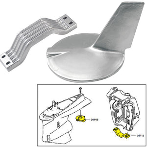 Tecnoseal Anode Kit wHardware  Yamaha 200300HP HiPerformance  Aluminum 21106AL