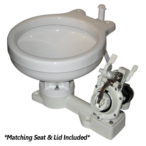 Raritan Fresh Head  Fresh Water Flush  Manual  Household Style  Right Hand Operation 25H00